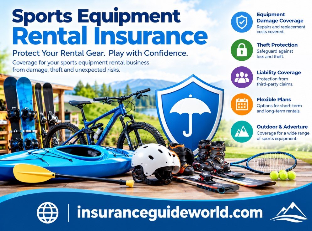 Sports equipment rental insurance
