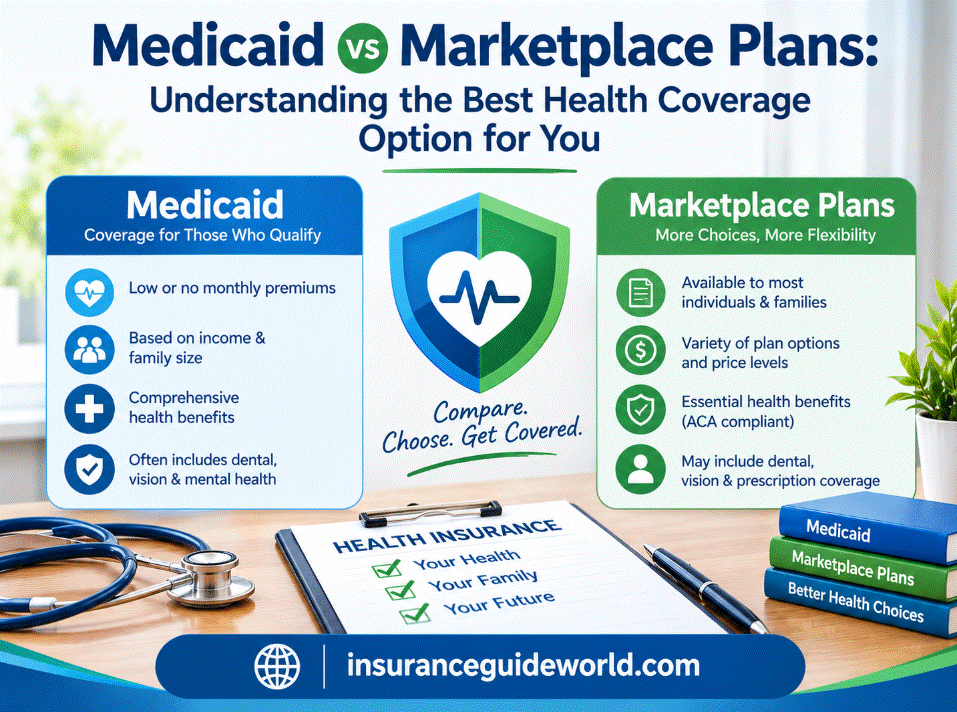 Medicaid vs Marketplace Plans