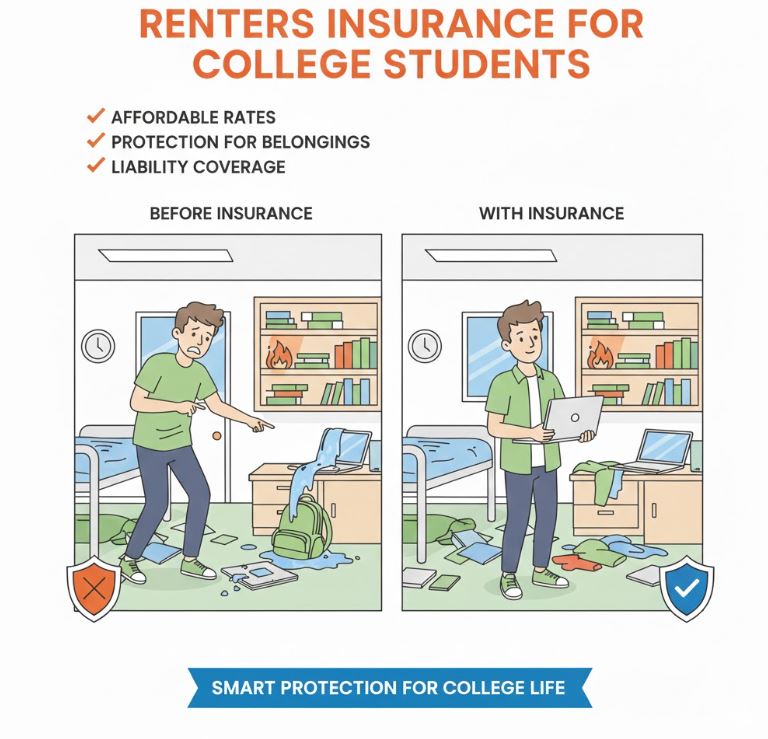 Renters insurance for college students


